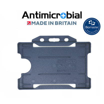 Evohold Antimicrobial Single Sided Landscape ID Card Holders | ASSL