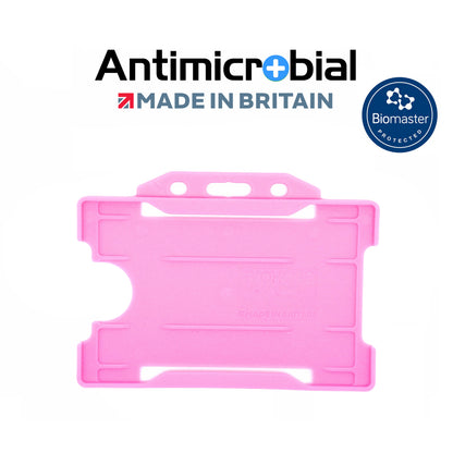 Evohold Antimicrobial Single Sided Landscape ID Card Holders | ASSL