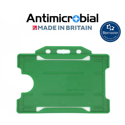 Evohold Antimicrobial Single Sided Landscape ID Card Holders | ASSL