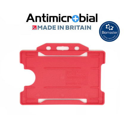 Evohold Antimicrobial Single Sided Landscape ID Card Holders | ASSL