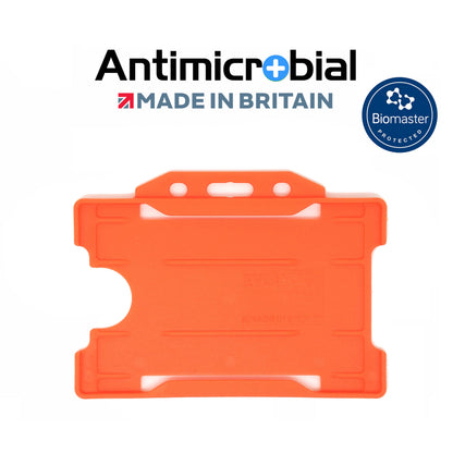 Evohold Antimicrobial Single Sided Landscape ID Card Holders | ASSL