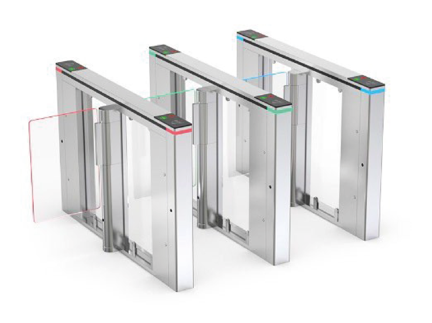 Aldebaran Access Control Speed Turnstile | Dual Gate | CX-ALD-2W - Cards-X (UK)