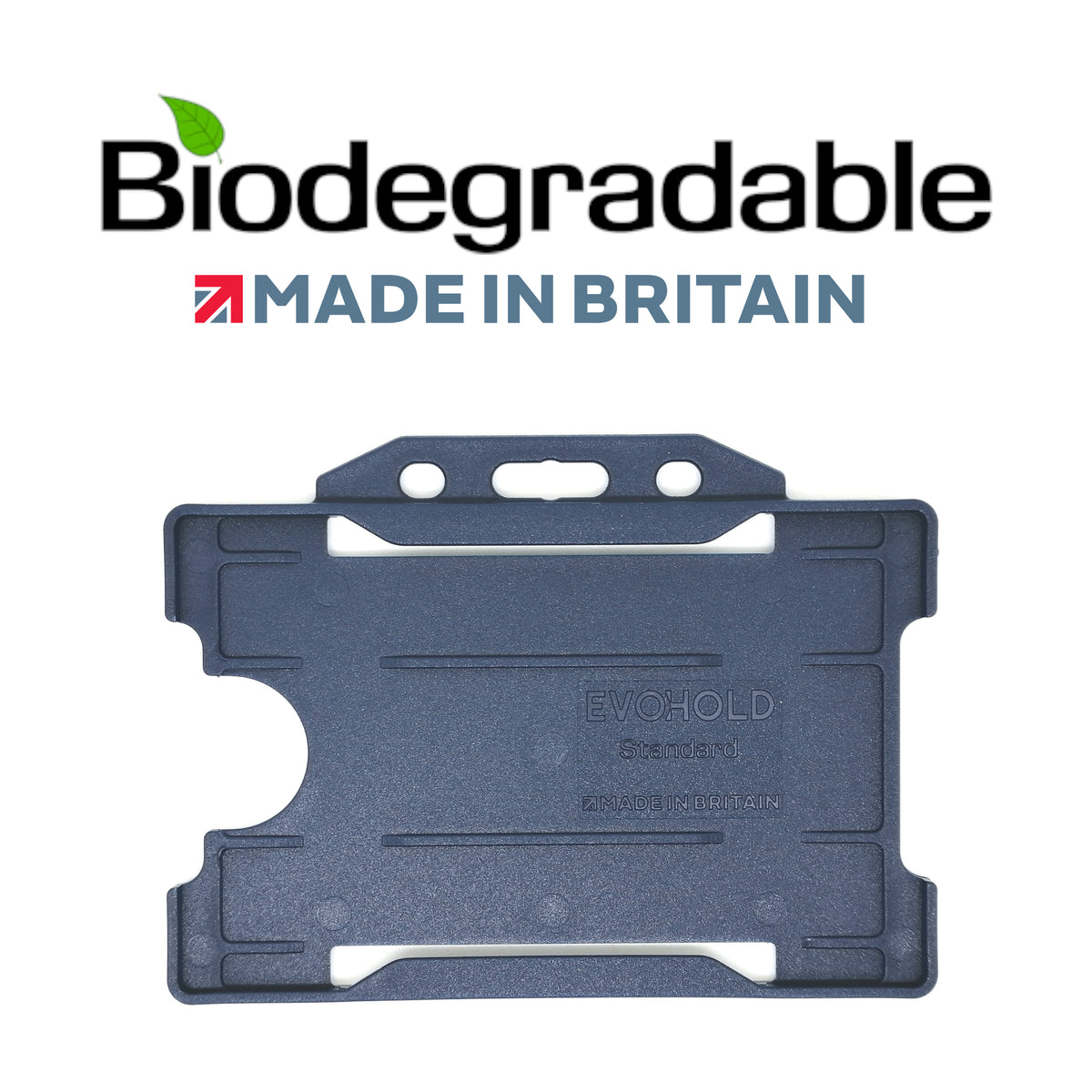 Evohold Biodegradable Single Sided Landscape ID Card Holders | BSSL