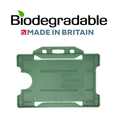Evohold Biodegradable Single Sided Landscape ID Card Holders | BSSL