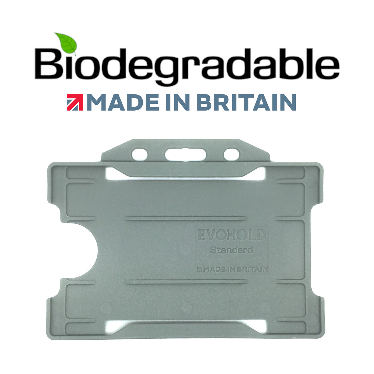 Evohold Biodegradable Single Sided Landscape ID Card Holders | BSSL
