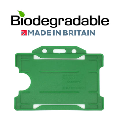 Evohold Biodegradable Single Sided Landscape ID Card Holders | BSSL