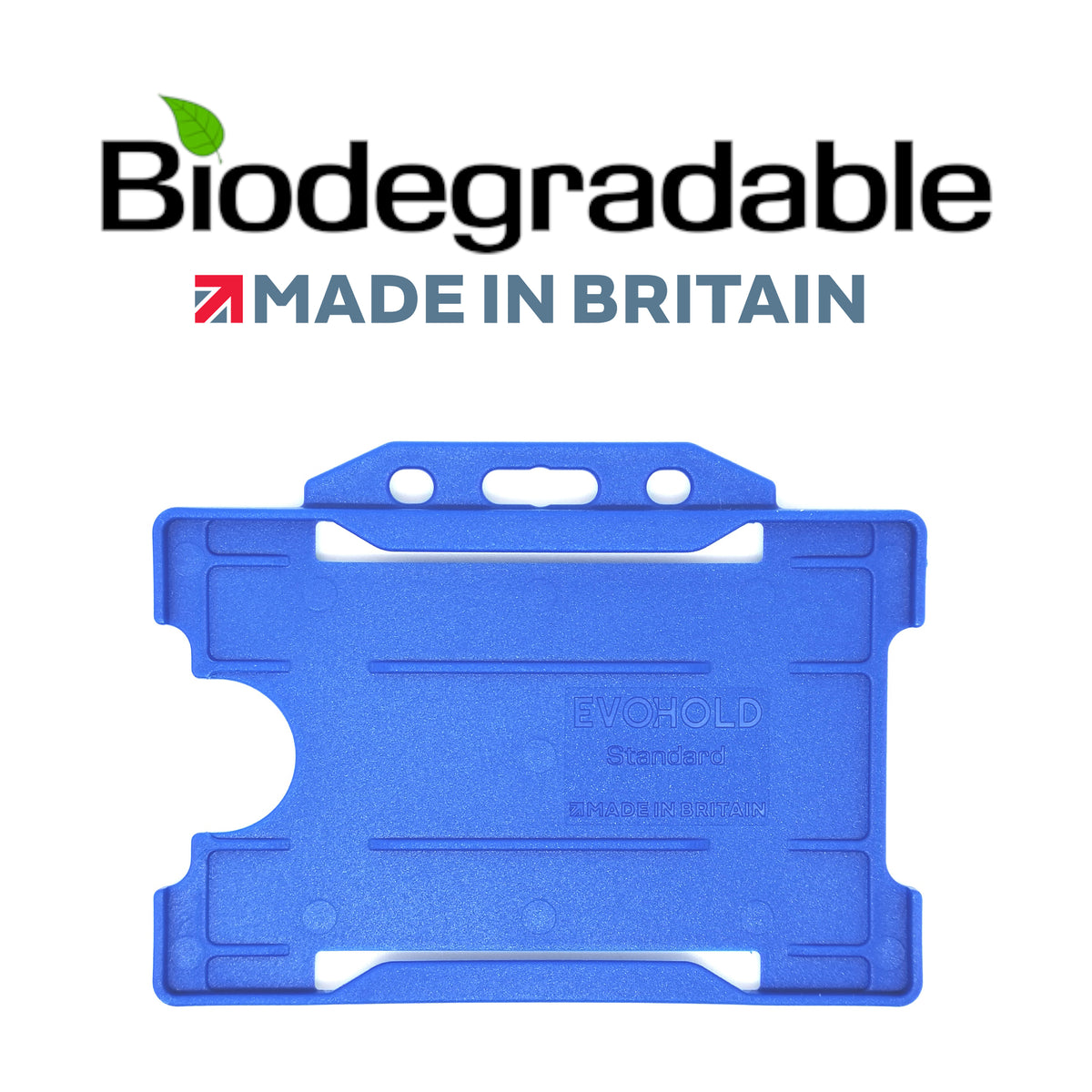 Evohold Biodegradable Single Sided Landscape ID Card Holders | BSSL