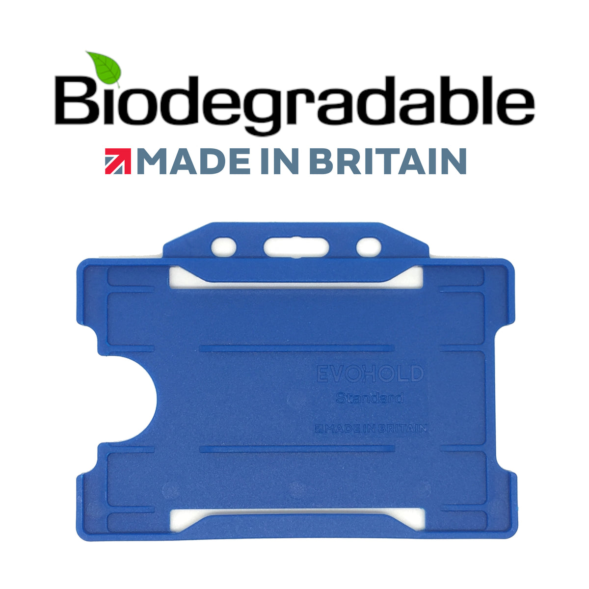 Evohold Biodegradable Single Sided Landscape ID Card Holders | BSSL