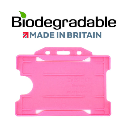 Evohold Biodegradable Single Sided Landscape ID Card Holders | BSSL
