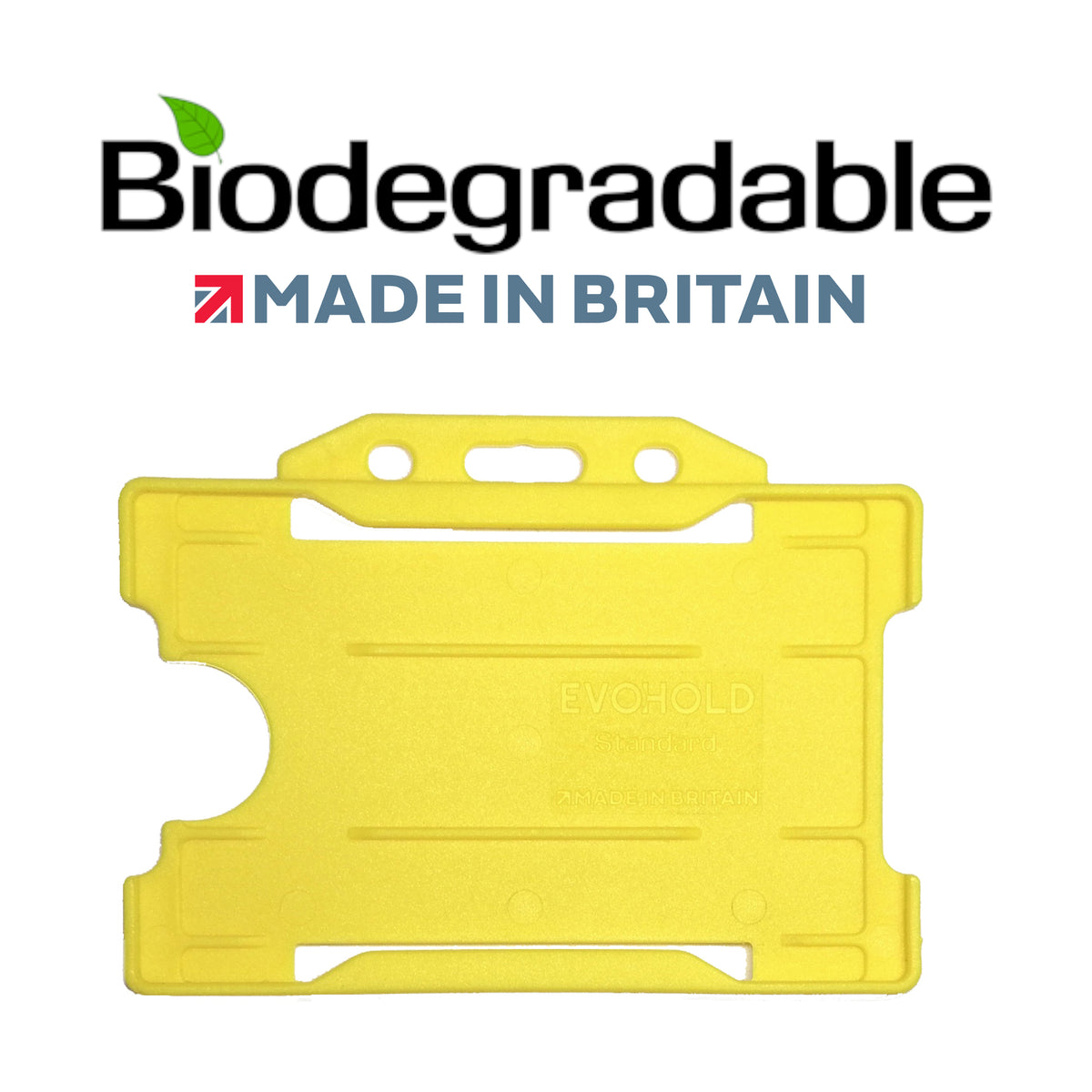 Evohold Biodegradable Single Sided Landscape ID Card Holders | BSSL