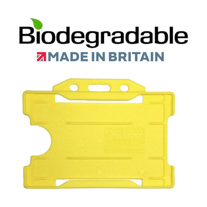 Evohold Biodegradable Single Sided Landscape ID Card Holders | BSSL