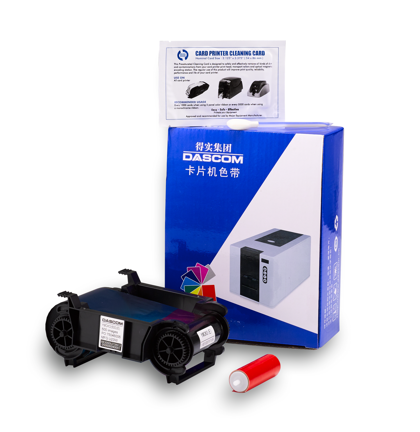 Dascom DC-2300 YMCKO Full Colour Ribbon | 75046 006
