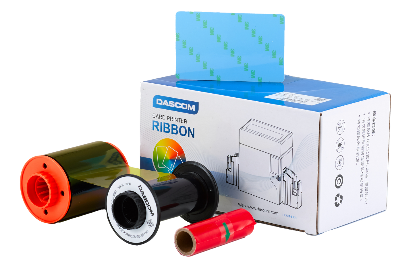 Dascom DC-8600 YMCKSI Full Colour Printer Ribbon | 350 images | 23406 076