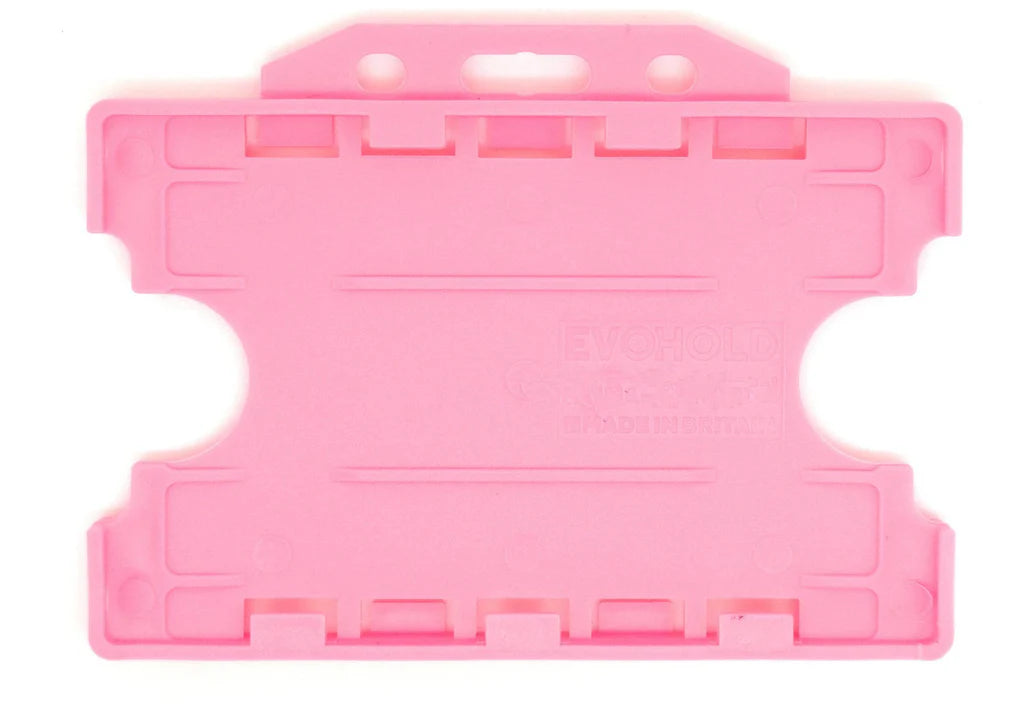 Evohold Antimicrobial Double Sided Landscape ID Card Holders | ADSL