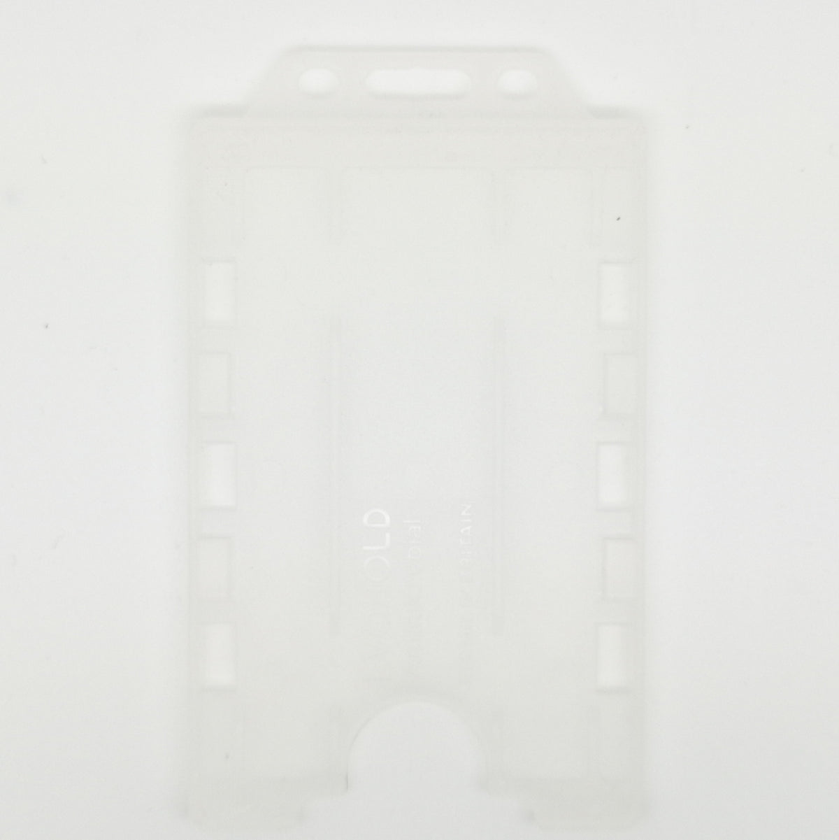 Evohold Antimicrobial Double Sided Portrait ID Card Holders | ADSP