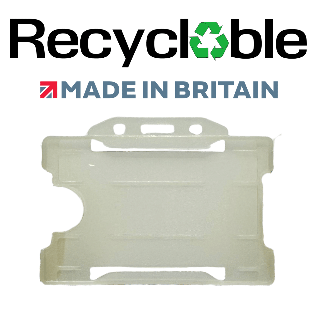 Evohold Recyclable Single Sided Landscape ID Card Holders | RSSL