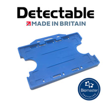 Evohold Metal Detectable Double Sided Landscape ID Badge Holders | MDDSL