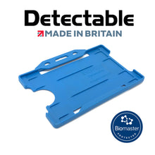 Evohold Metal Detectable Single-Sided Landscape ID Badge Holders | MDSSL