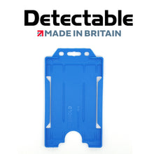 Evohold Metal Detectable Single-Sided Portrait ID Badge Holders | MDSSP
