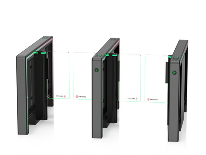 OMGates Vega Speed Gate | 2 Lanes | Internal | OMGVEG2LN