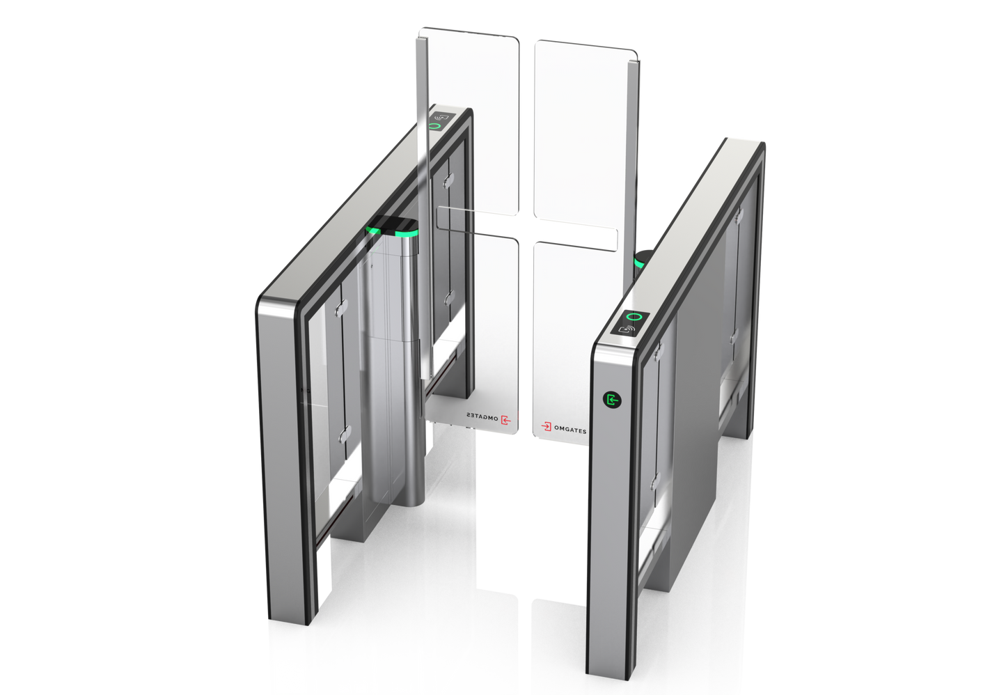 OMGates Vega Speed Gate | 2 Lane | External | OMGVEG2LNEXT