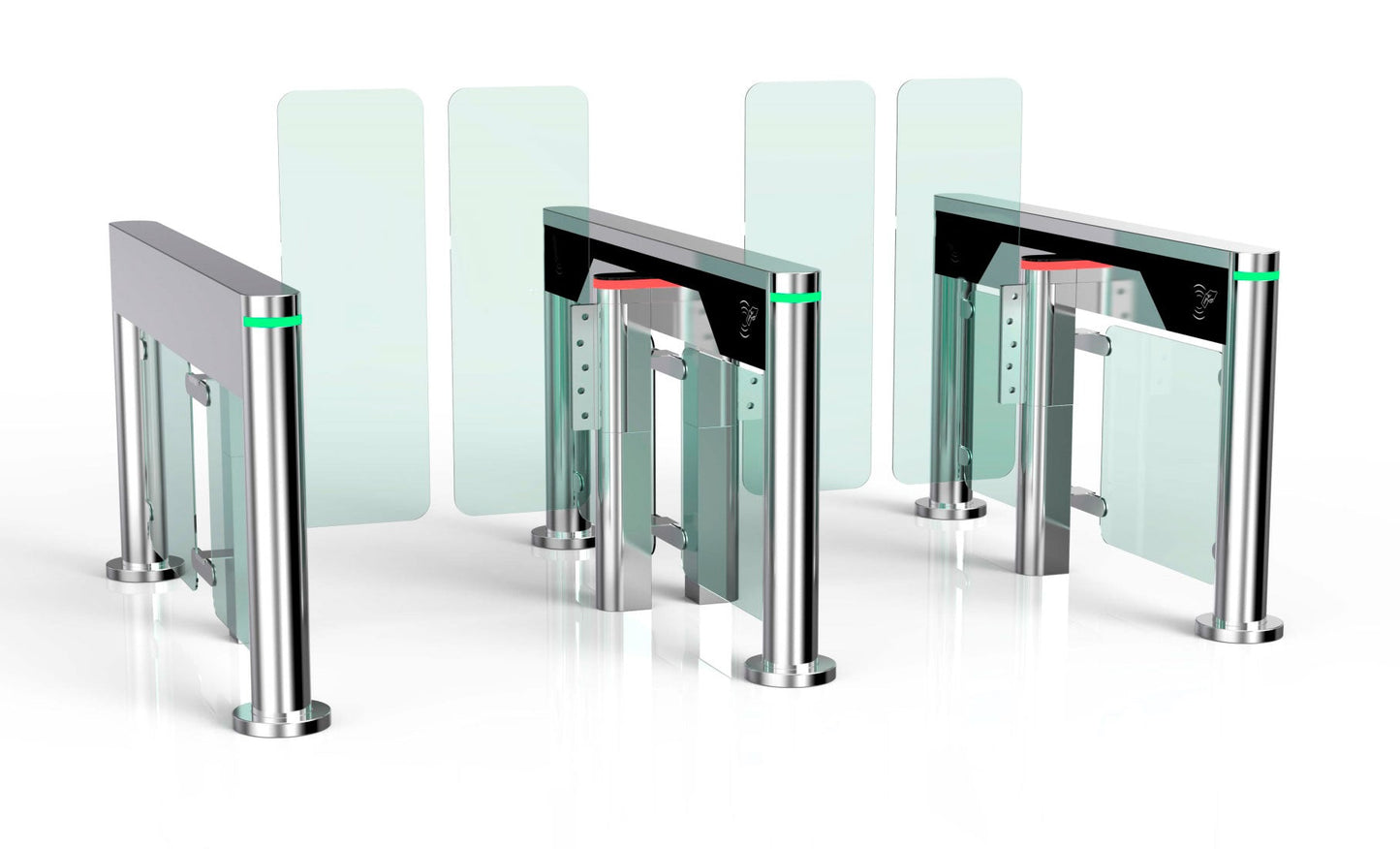 PEGASI Access control Speed Turnstile | Dual Gate | CX-PEG-7000H-2W