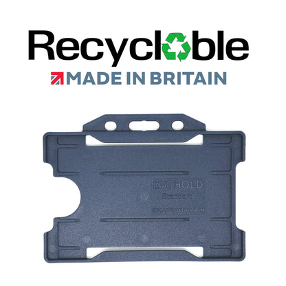 Evohold Recyclable Single Sided Landscape ID Card Holders | RSSL
