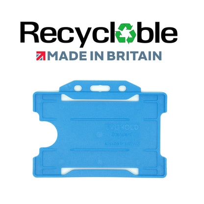 Evohold Recyclable Single Sided Landscape ID Card Holders | RSSL