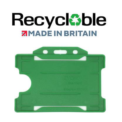 Evohold Recyclable Single Sided Landscape ID Card Holders | RSSL