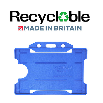 Evohold Recyclable Single Sided Landscape ID Card Holders | RSSL