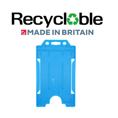 Evohold Recyclable Single Sided Portrait ID Card Holders | RSSP