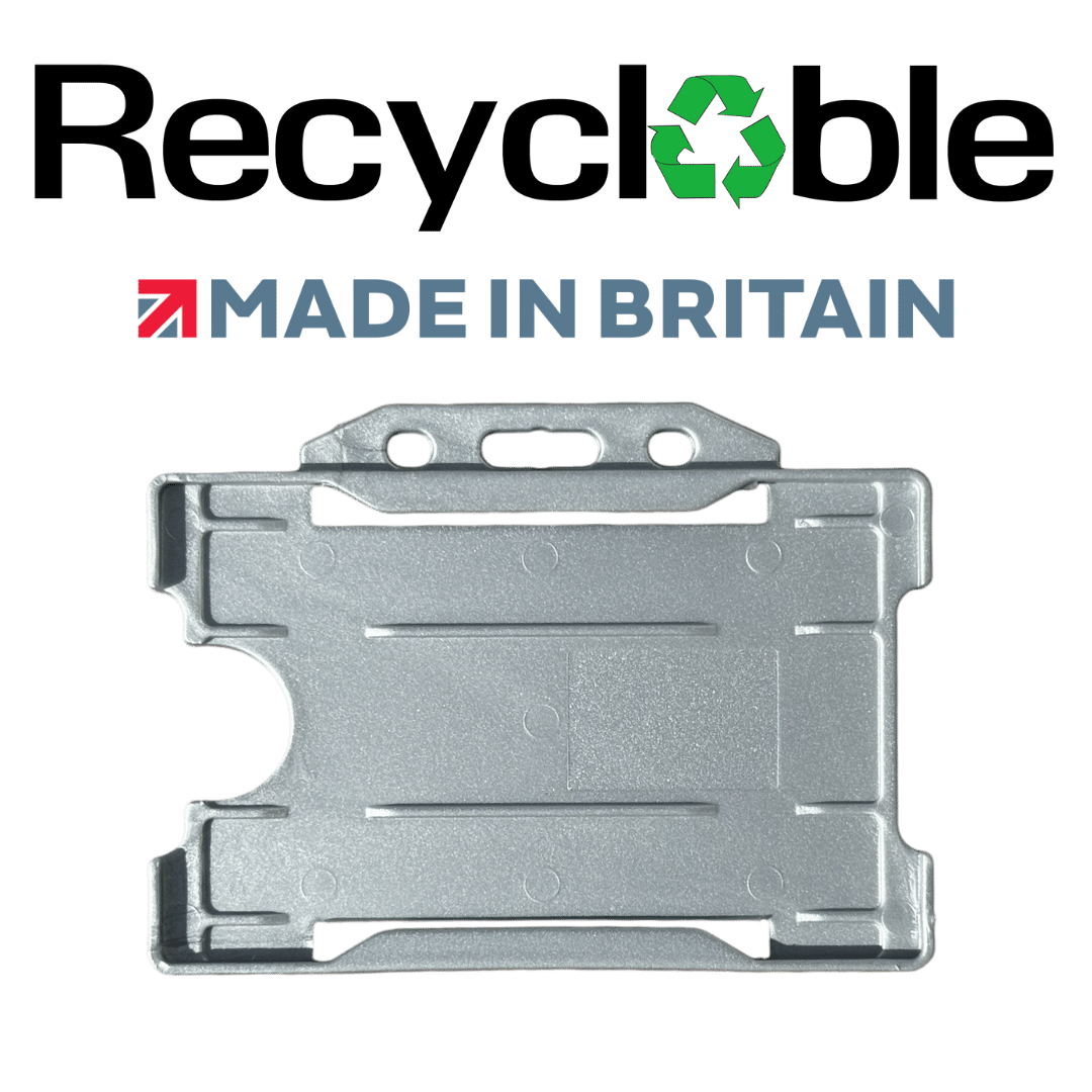 Evohold Recyclable Single Sided Landscape ID Card Holders | RSSL