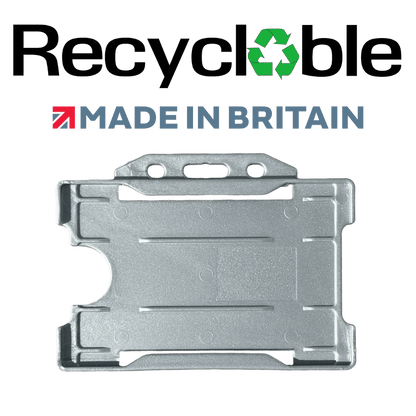 Evohold Recyclable Single Sided Landscape ID Card Holders | RSSL