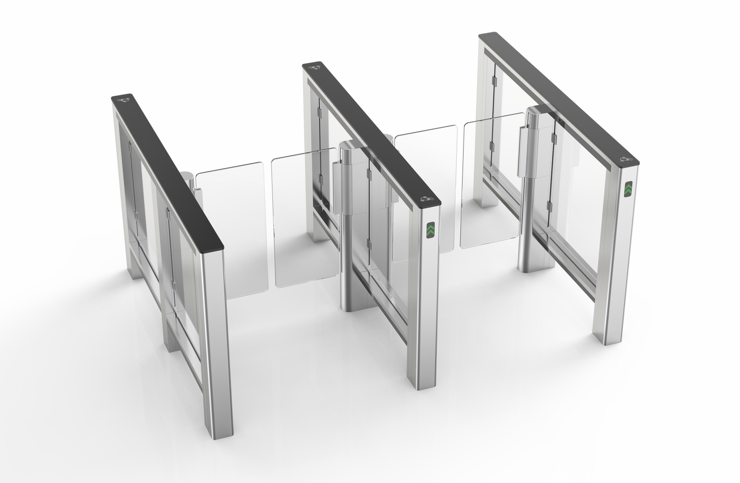 DELTA Black Access control Speed Turnstile | CX-DEL-B-1W