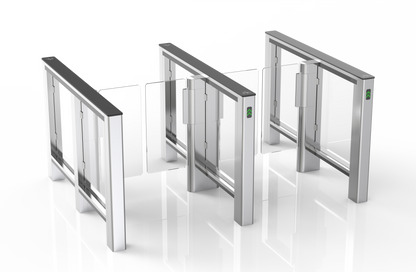 DELTA Black Access control Speed Turnstile | Dual Gate | CX-DEL-B-2W