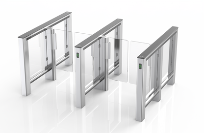 DELTA Black Access control Speed Turnstile | Dual Gate | CX-DEL-B-2W