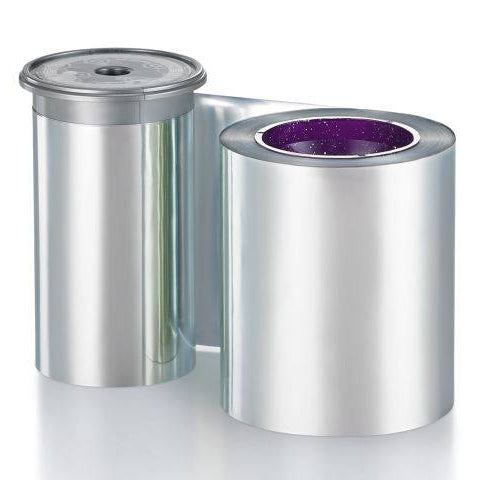 Entrust Monochrome Silver Metallic Ribbon | Prints 1500 Cards | 525900-014 - Cards-X (UK), Datacard