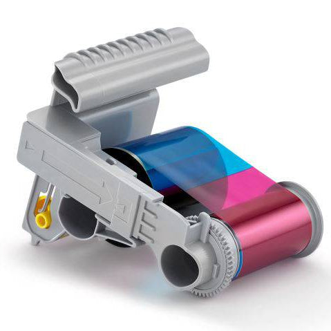 Entrust YMCKT Prefilled Color Ribbon Cassette - Prints 500 Cards (525150-004) - Cards-X (UK)