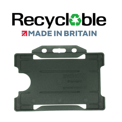 Evohold Recyclable Single Sided Landscape ID Card Holders | RSSL