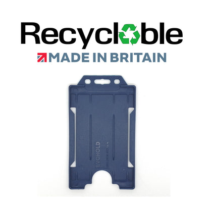 Evohold Recyclable Single Sided Portrait ID Card Holders | RSSP