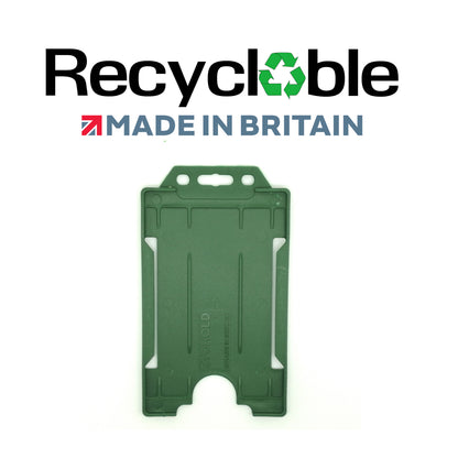 Evohold Recyclable Single Sided Portrait ID Card Holders | RSSP