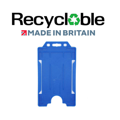 Evohold Recyclable Single Sided Portrait ID Card Holders | RSSP